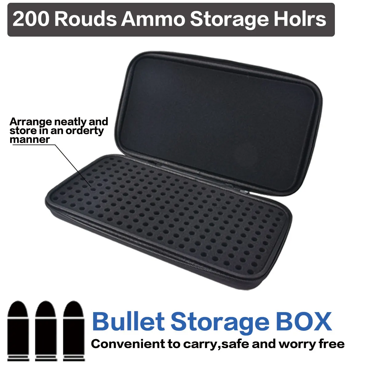 Caja portátil con asa para transporte