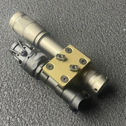 Soporte M-LOK doble cara para dos luces tácticas – Caza
