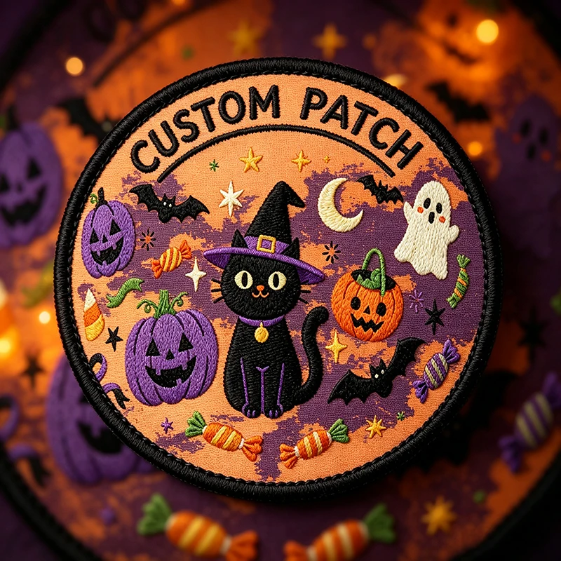 Parche bordado personalizado de Halloween, termoadhesivo kawaii - imagen 3
