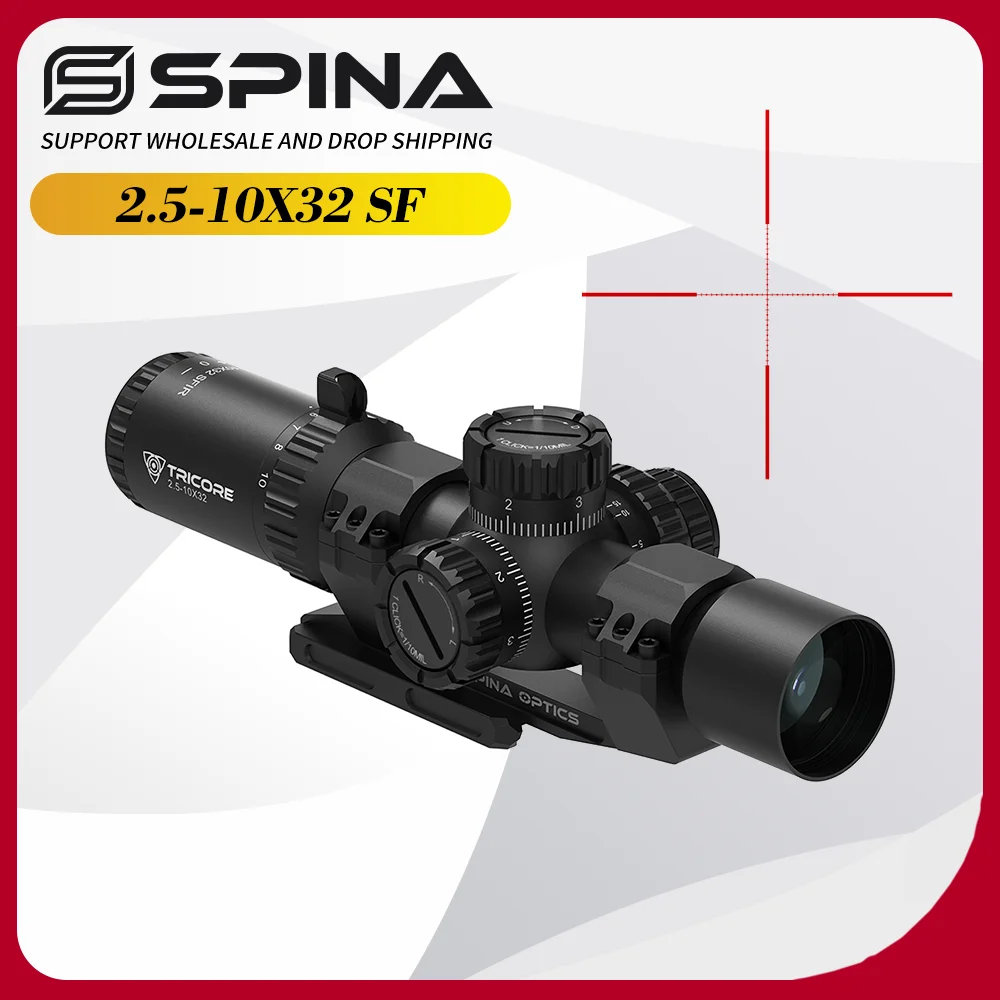 Mira táctica SPINA 2-10x32 LPVO gran angular con paralaje infinito - imagen 2