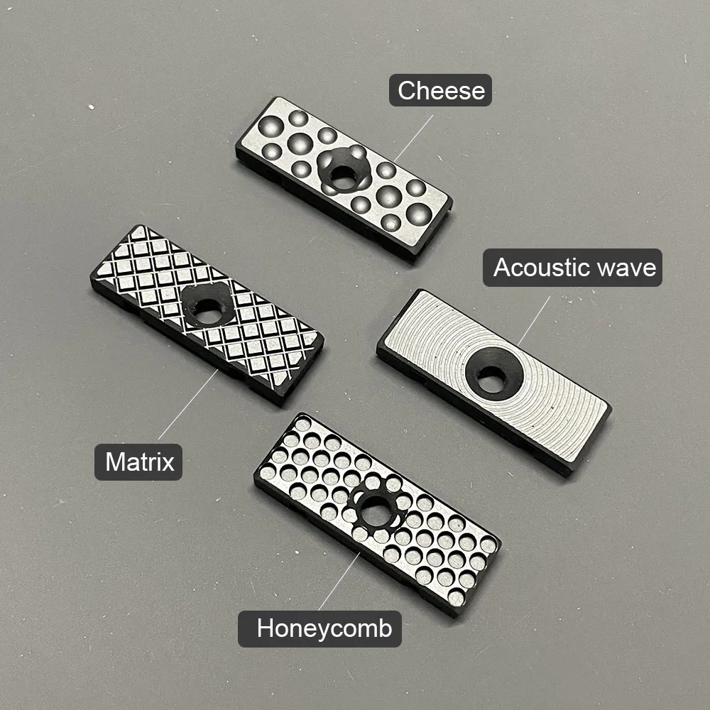 Guía de cables M-LOK Keymod aluminium CNC rail táctico - imagen 4