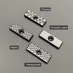 Guía de cables M-LOK Keymod aluminium CNC rail táctico