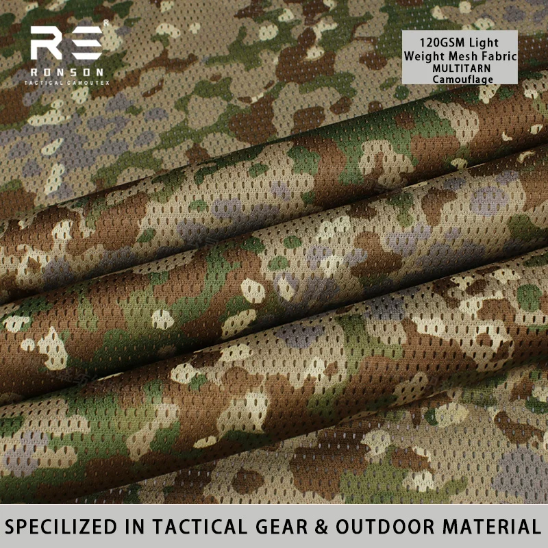 MULTITARN camuflaje táctico tela elástica de malla poliéster - imagen 2