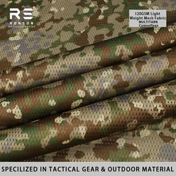 MULTITARN camuflaje táctico tela elástica de malla poliéster
