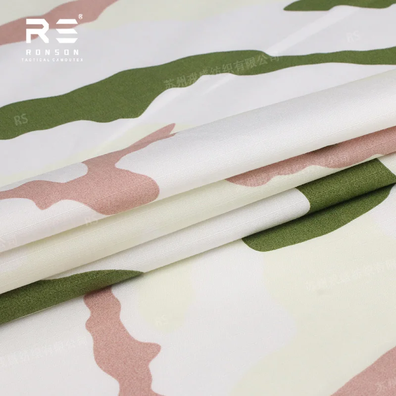 Tela táctica NYCO ripstop camuflaje francés Chasseur Snow - imagen 4