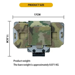 BOOIU soporte MOLLE para teléfono con placa Tegris de navegación