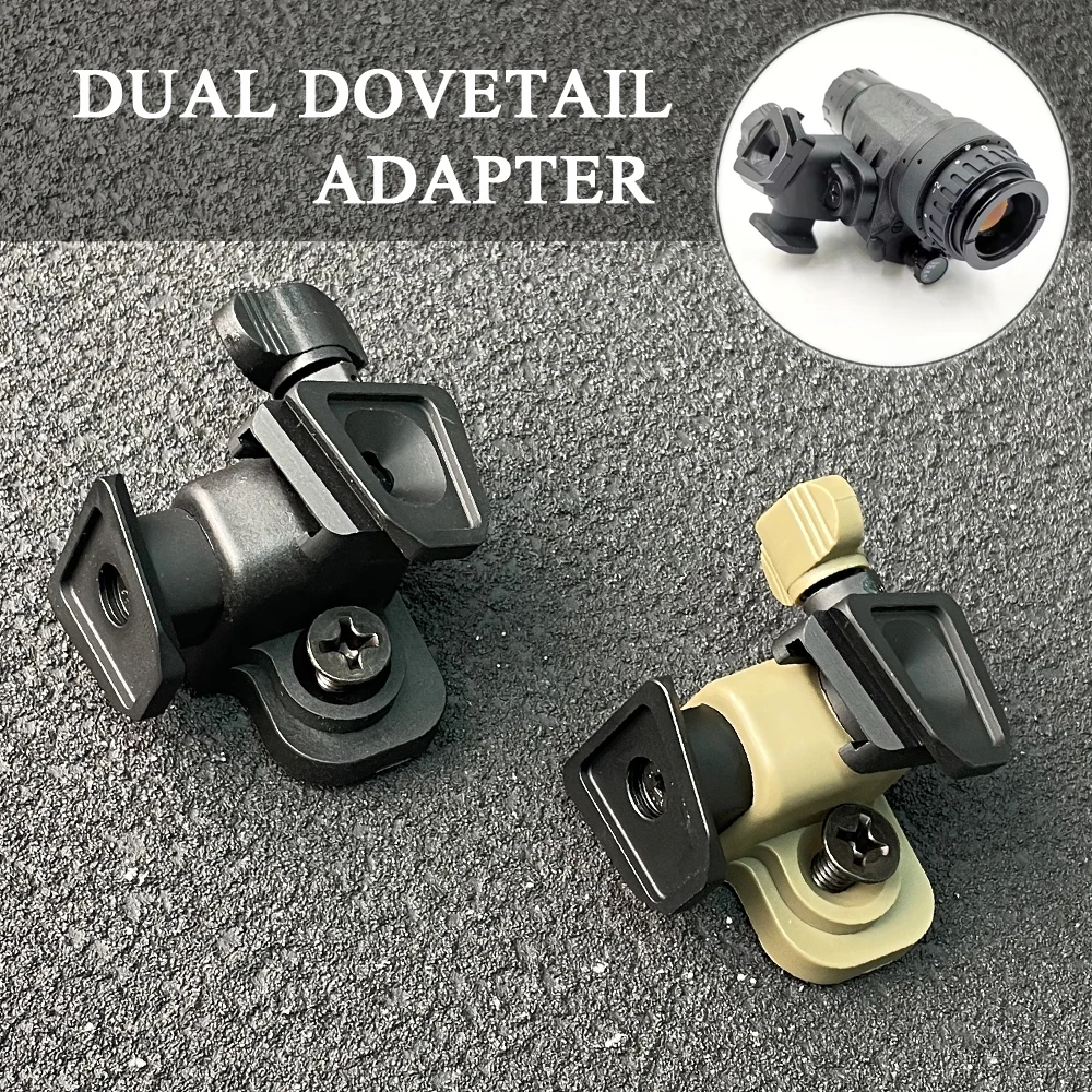 Adaptador Wilcox L4G24 cola de milano para PVS-14 antioscilante