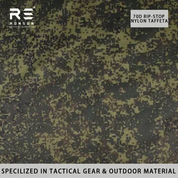 EMR tela camuflaje Woodland digital ripstop NIR impermeable PU