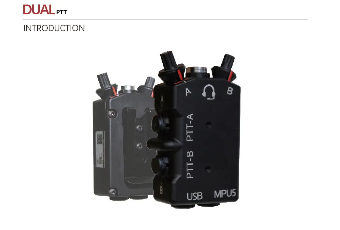 PTT dual metálico con doble canal