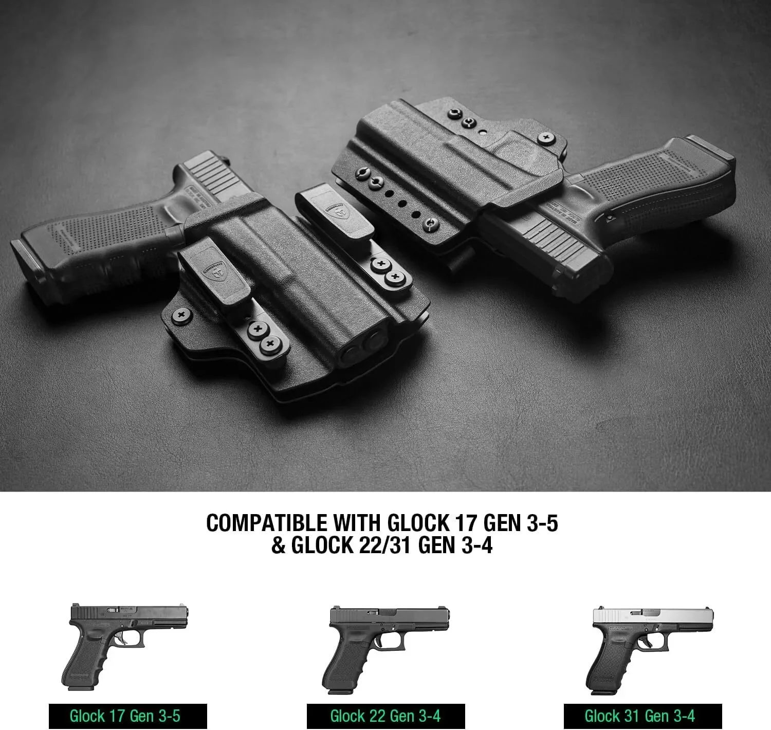 Glock holster optics-ready