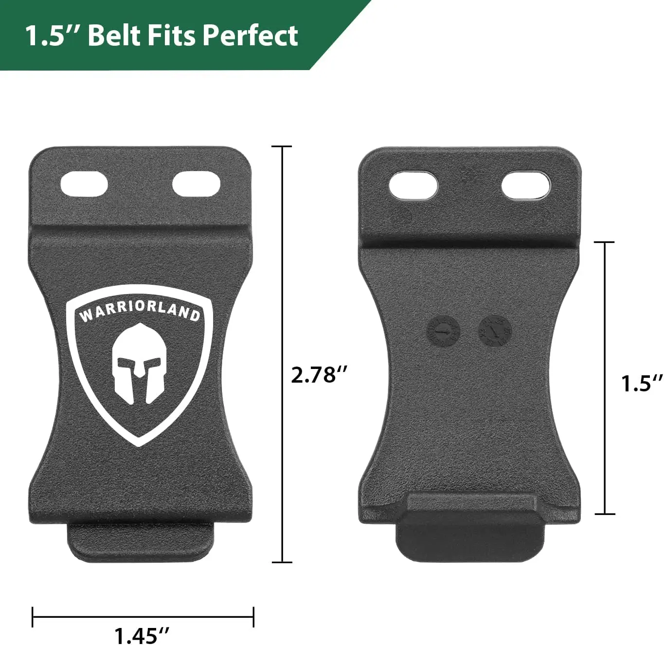 Warriorland Clip de cinturón para funda IWB – Accesorio táctico - imagen 5