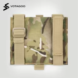 VOTAGOO Porta-mapa táctico para brazo con soporte de muñeca doble