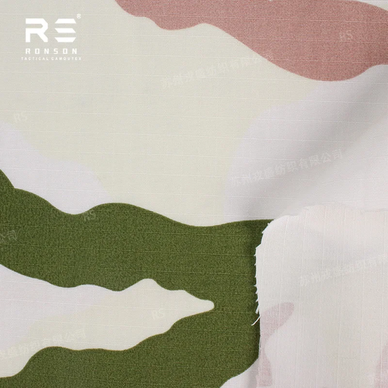 Tela táctica NYCO ripstop camuflaje francés Chasseur Snow - imagen 2