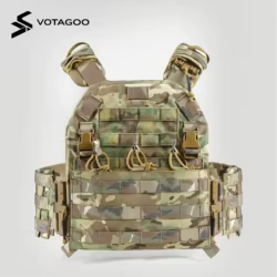 VOTAGOO Plate Carrier airsoft táctico transpirable tipo chaleco