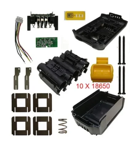 Vista frontal de la caja y la placa PCB