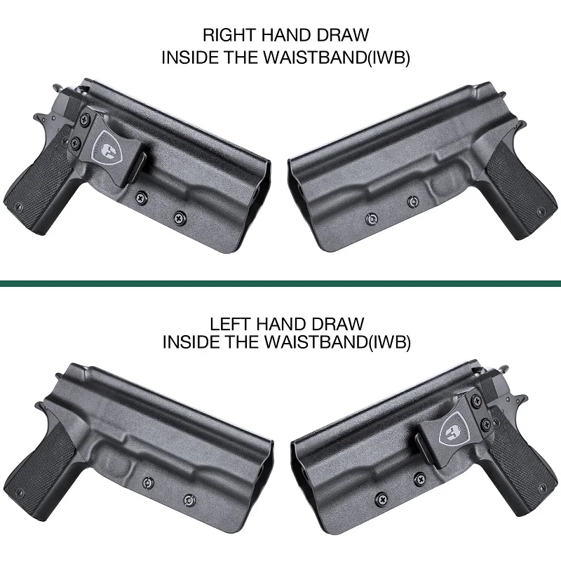 Funda IWB Kydex para 1911 5 pulgadas sin raíl – Porte oculta - imagen 4