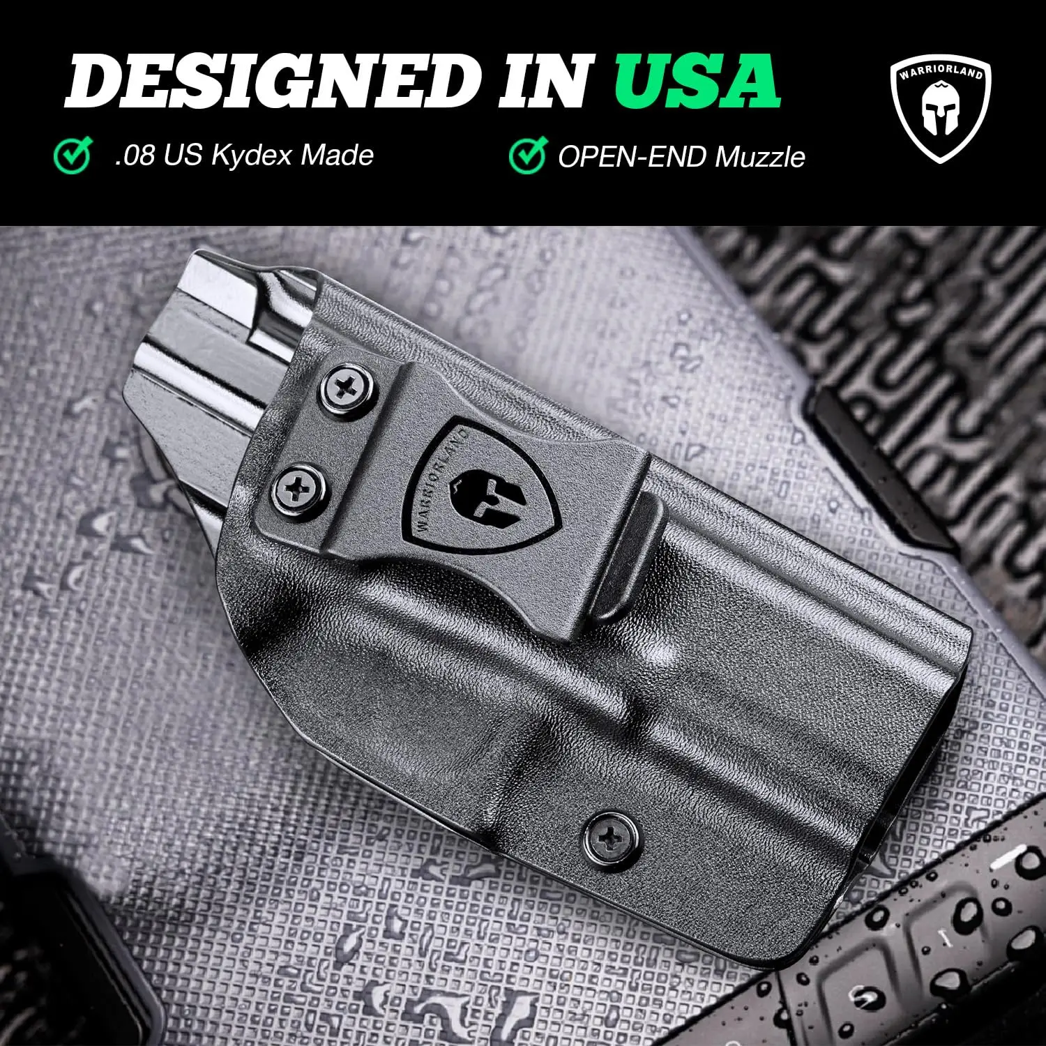 Funda Kydex IWB Glock 19/19X/23/32/44/45 Gen 3-4 ocultación cintura - imagen 3
