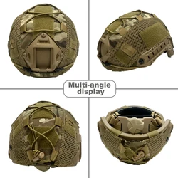 Casco táctico FAST de fibra de vidrio con montaje frontal