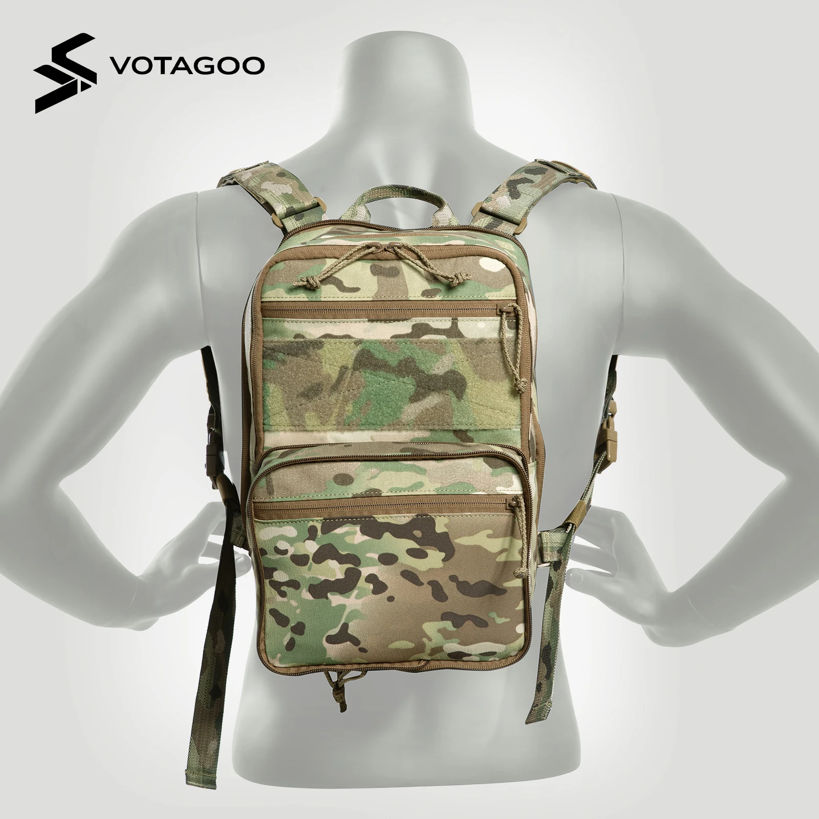 VOTAGOO Sistema de hidratación táctica para mochila con vejiga - imagen 2