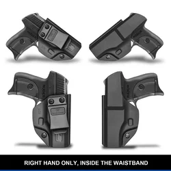 Funda IWB Ruger LC9 LC9S LC380 EC9S EC9 clic polímero mano derecha