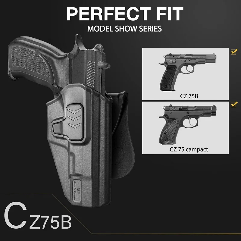 CZ 75B/75 Compact Funda OWB polímero índice táctico derecha - imagen 4