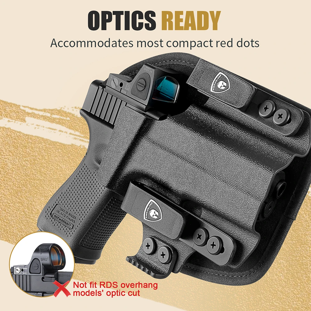 Funda híbrida Kydex Nylon IWB universal diestra - imagen 3