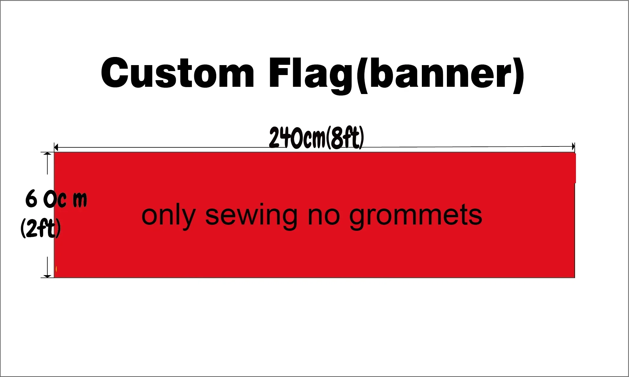 Bandera pancarta personalizada con logotipo para exterior e interior - imagen 3