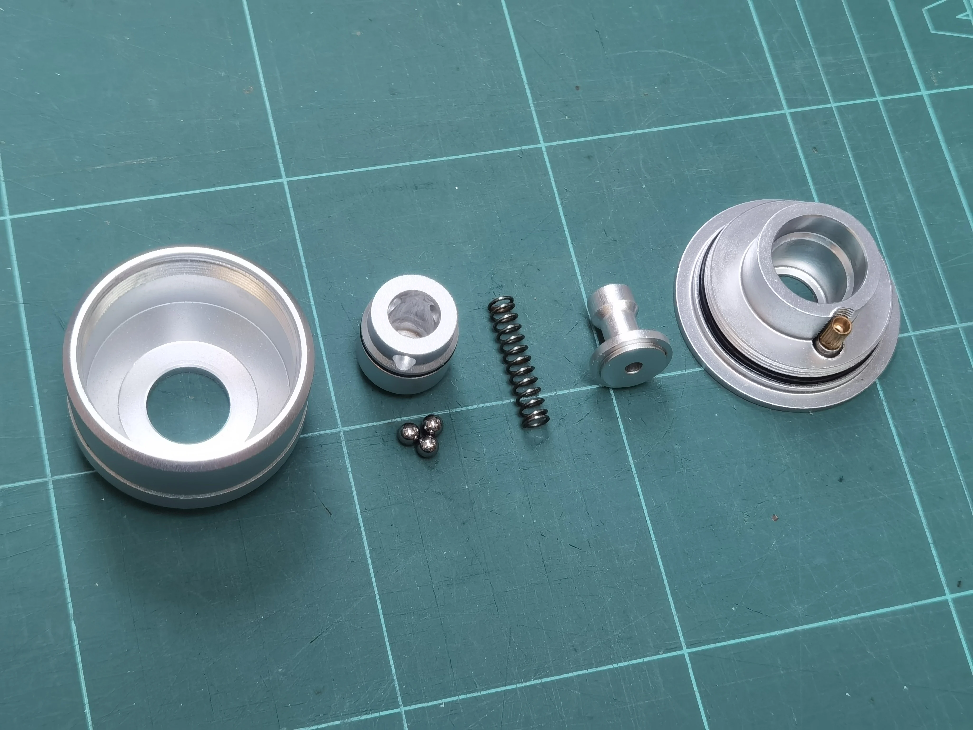 Estructura de aleación de aluminio y detalles
