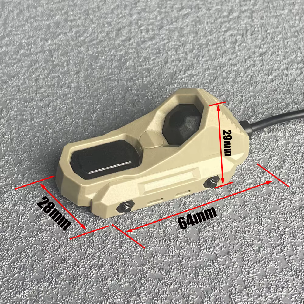 Interruptor remoto táctico Picatinny MLOK para rail de armas - imagen 3