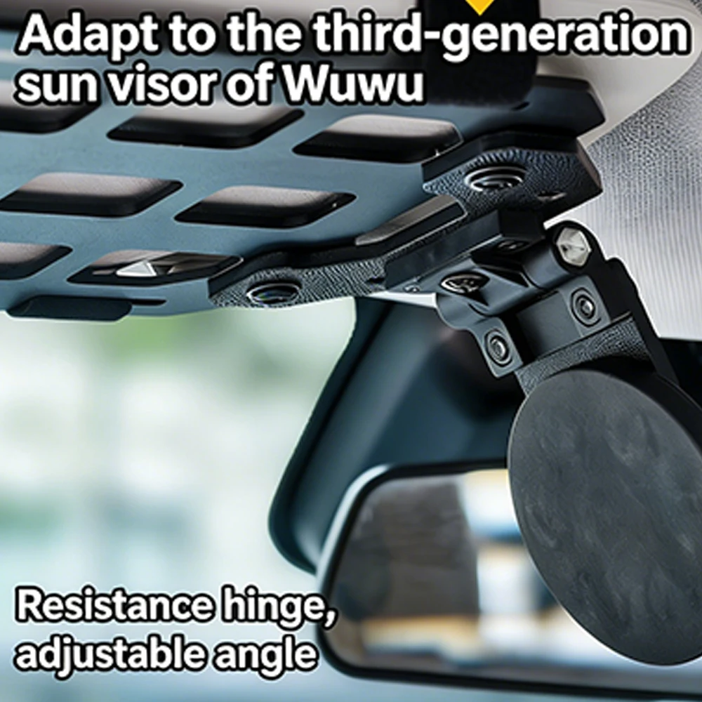 Soporte táctico magnético para visera solar con clip ajustable - imagen 3