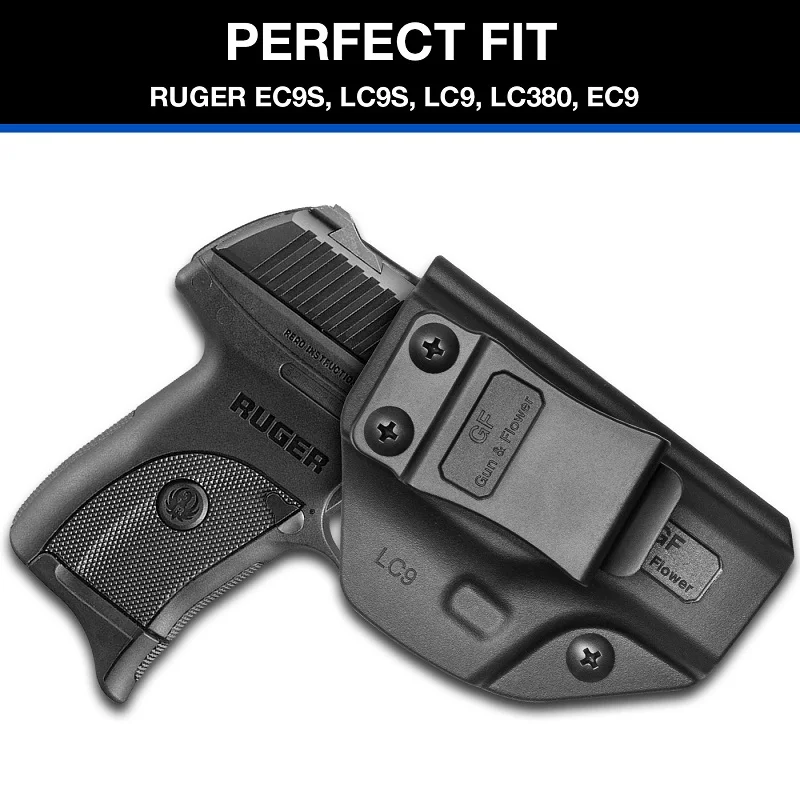 Funda IWB Ruger LC9 LC9S LC380 EC9S EC9 clic polímero mano derecha - imagen 2