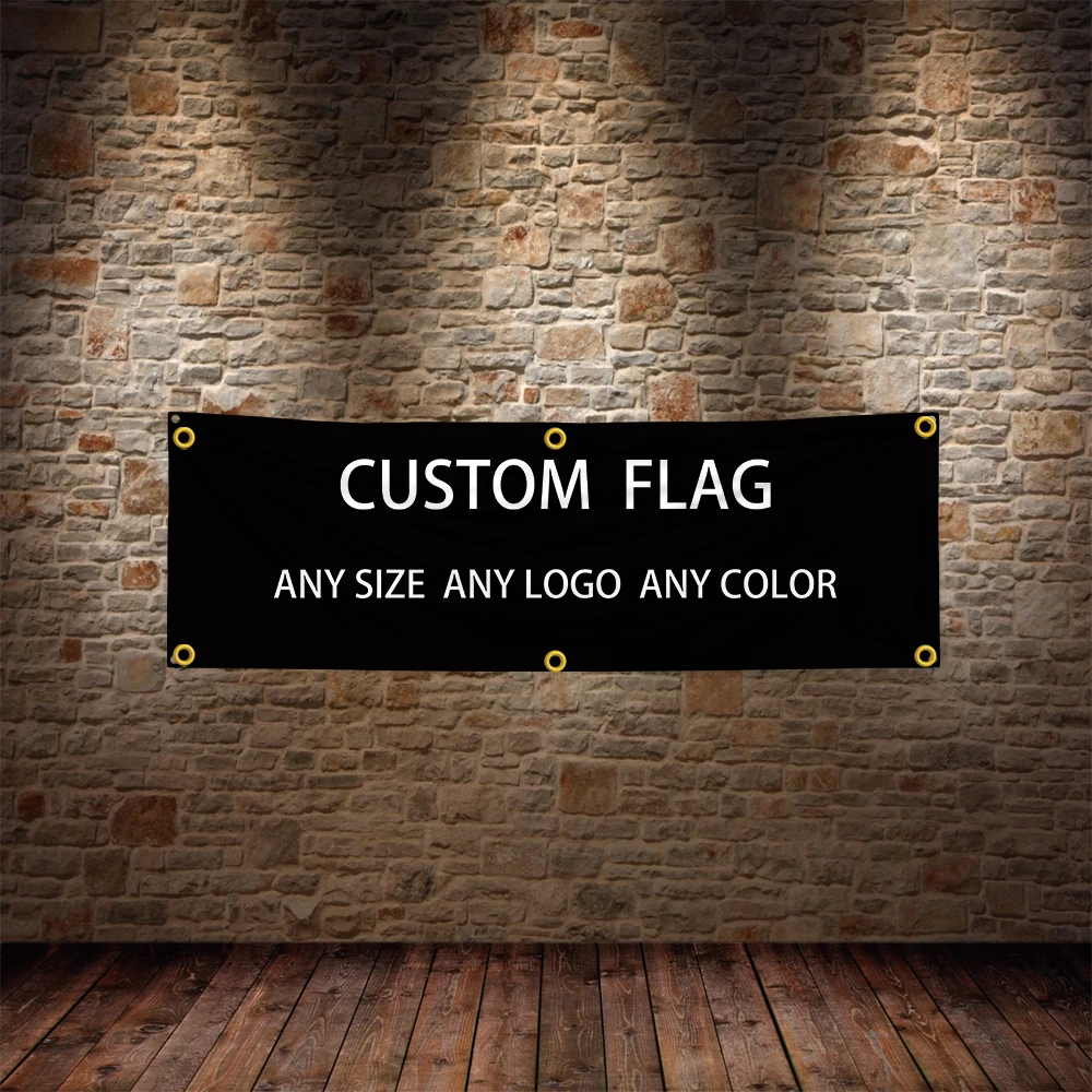 Bandera pancarta personalizada con logotipo para exterior e interior - imagen 5