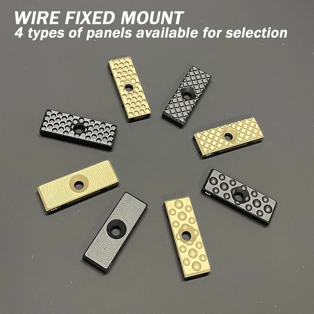 Guía de cables M-LOK Keymod aluminium CNC rail táctico - imagen 5