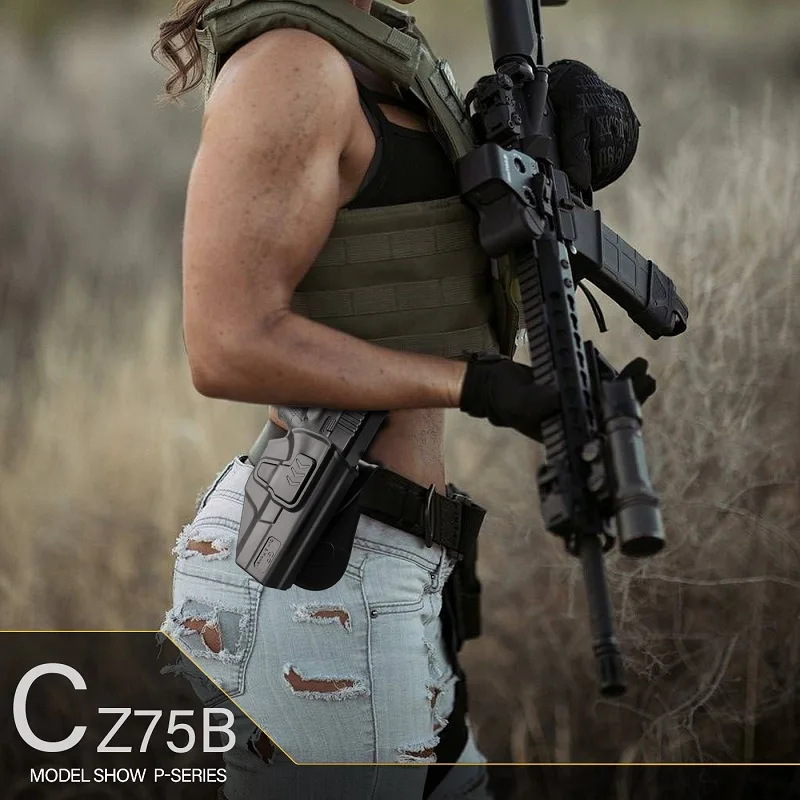 CZ 75B/75 Compact Funda OWB polímero índice táctico derecha - imagen 5