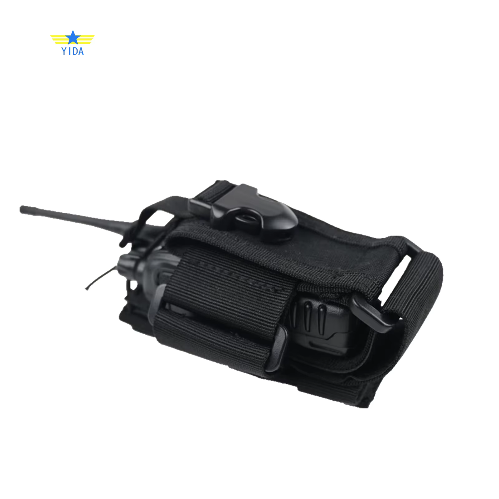 Funda táctica MOLLE ajustable para radio bidireccional de nailon - imagen 2