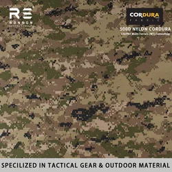 Tela Cordura 500D CADPAT MT impermeable PU para mochila táctica