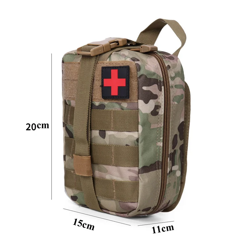 Detalle de fijación y compatibilidad con chaleco, mochila o cinturón