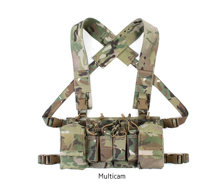 Pew táctico D3CRX aparejo de pecho táctico Haley estratégico Airsoft CR02 vista frontal