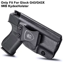 Glock G43 IWB Kydex: funda con bloqueo, mano izquierda o derecha