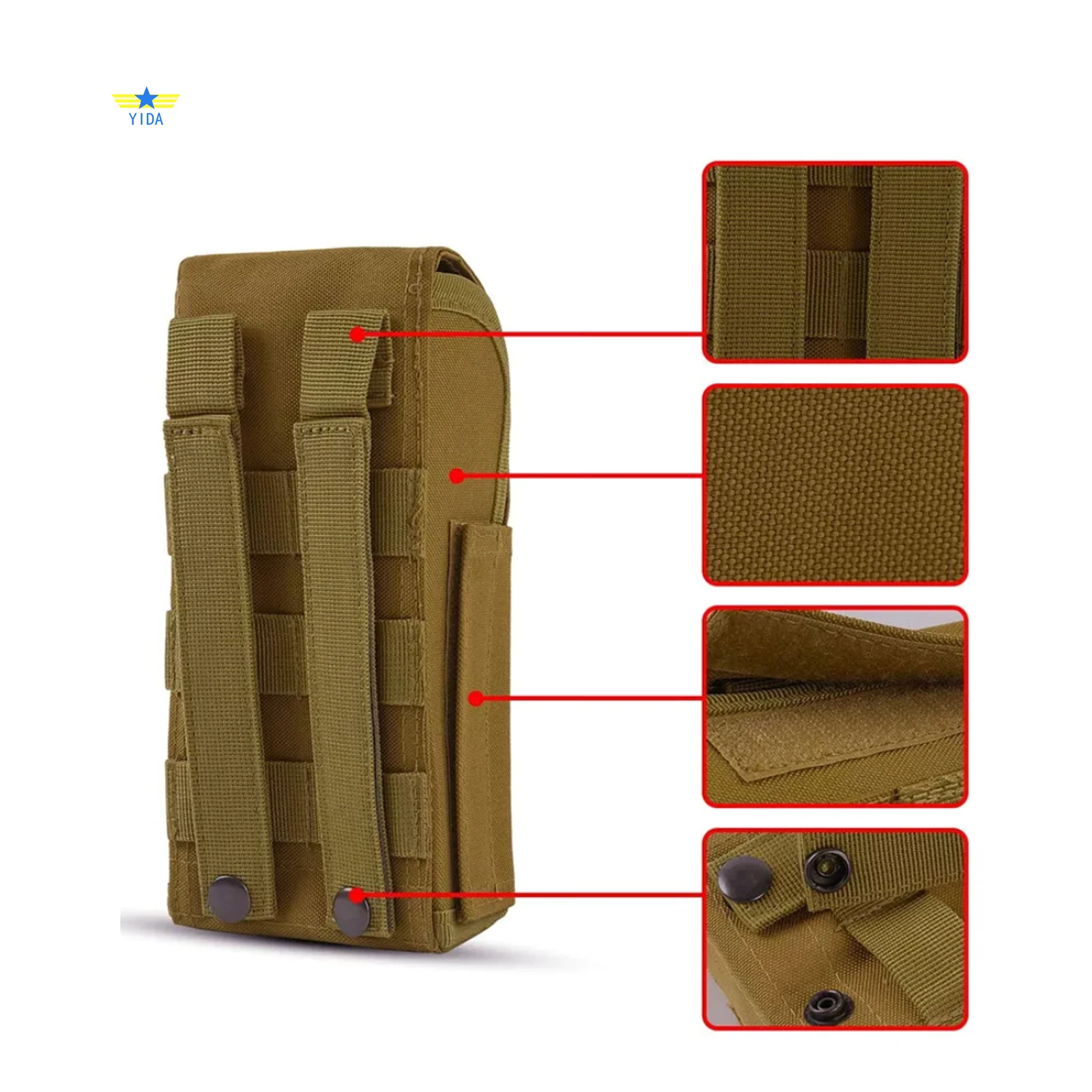 Chaleco táctico MOLLE portacargadores para caza y al aire libre - imagen 4