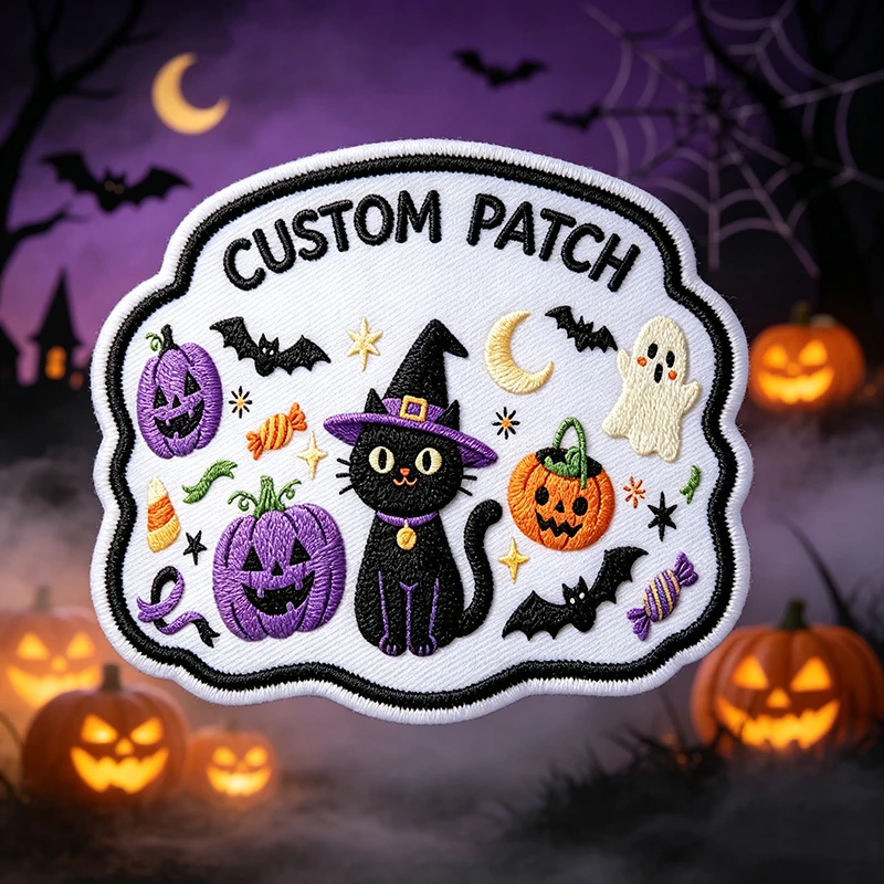 Parche bordado personalizado de Halloween, termoadhesivo kawaii - imagen 2