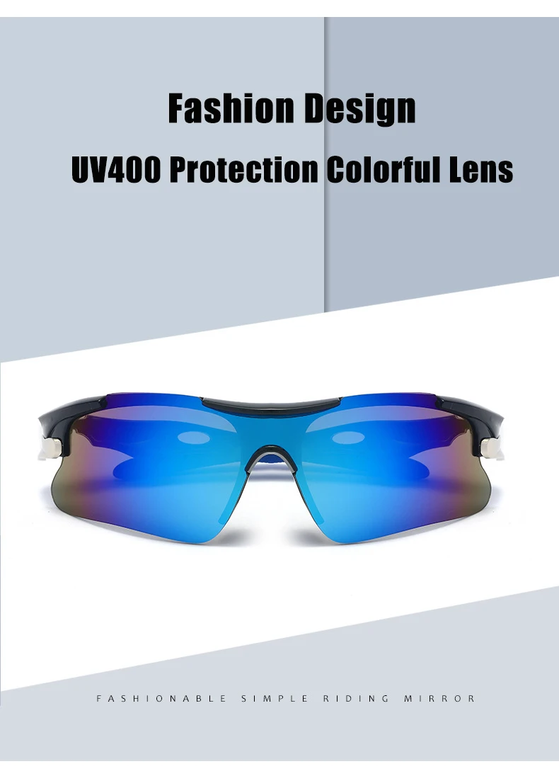 Gafas deportivas en diferentes colores de montura