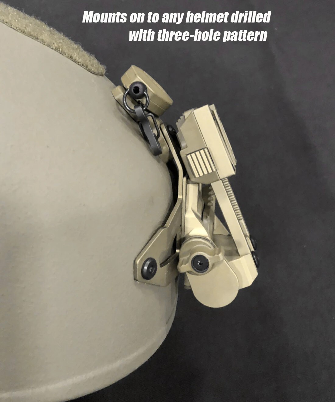 Soporte NVG L4 G69 montado en casco