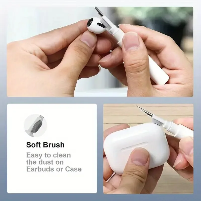 Kit limpieza multifuncional para auriculares Bluetooth y teclados - imagen 3