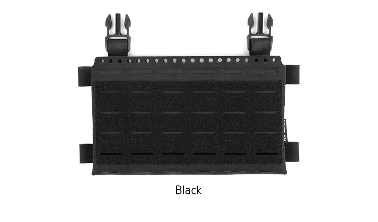 Vista detallada del panel frontal para configuración táctica