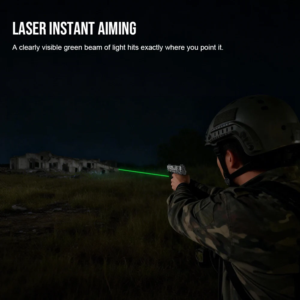 Trustfire GM36L Linterna táctica para riel con LED recargable - imagen 3