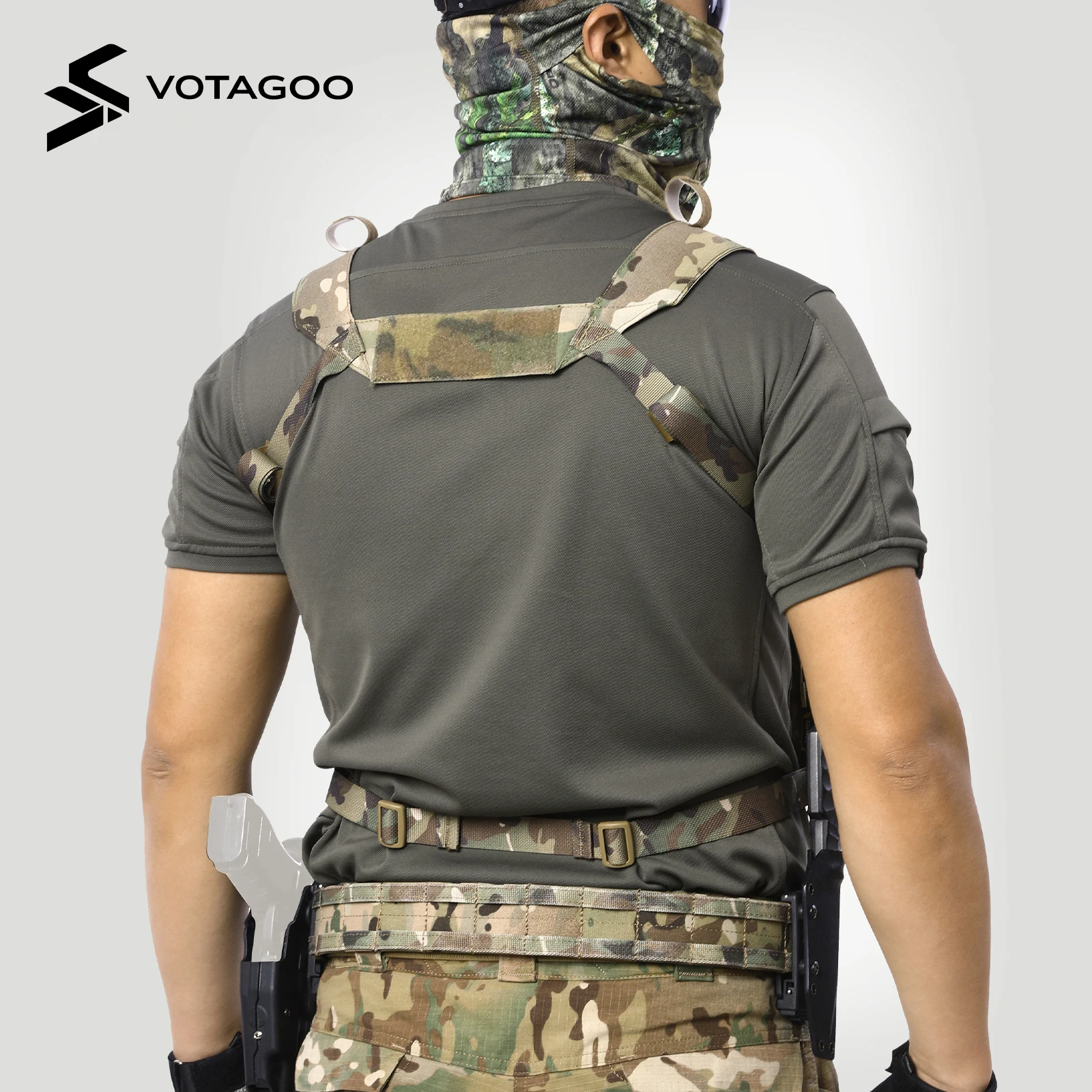 Chaleco Táctico VOTAGOO con Sistema MOLLE – Ajustable - imagen 3