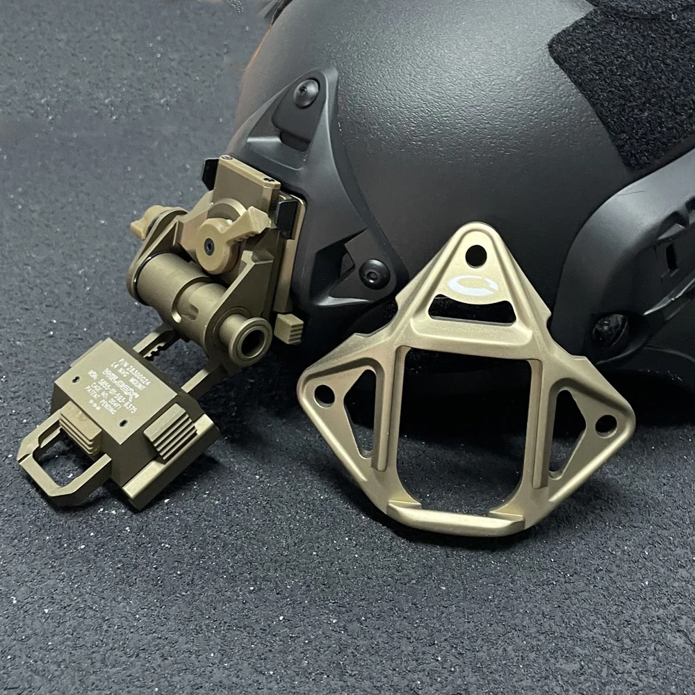 Adaptador NVG Picatinny cascos FAST y MICH aluminio - imagen 5