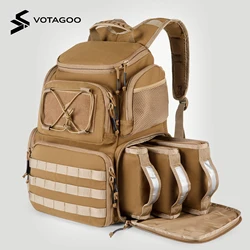 VOTAGOO Mochila táctica negra V2 para caza aire libre