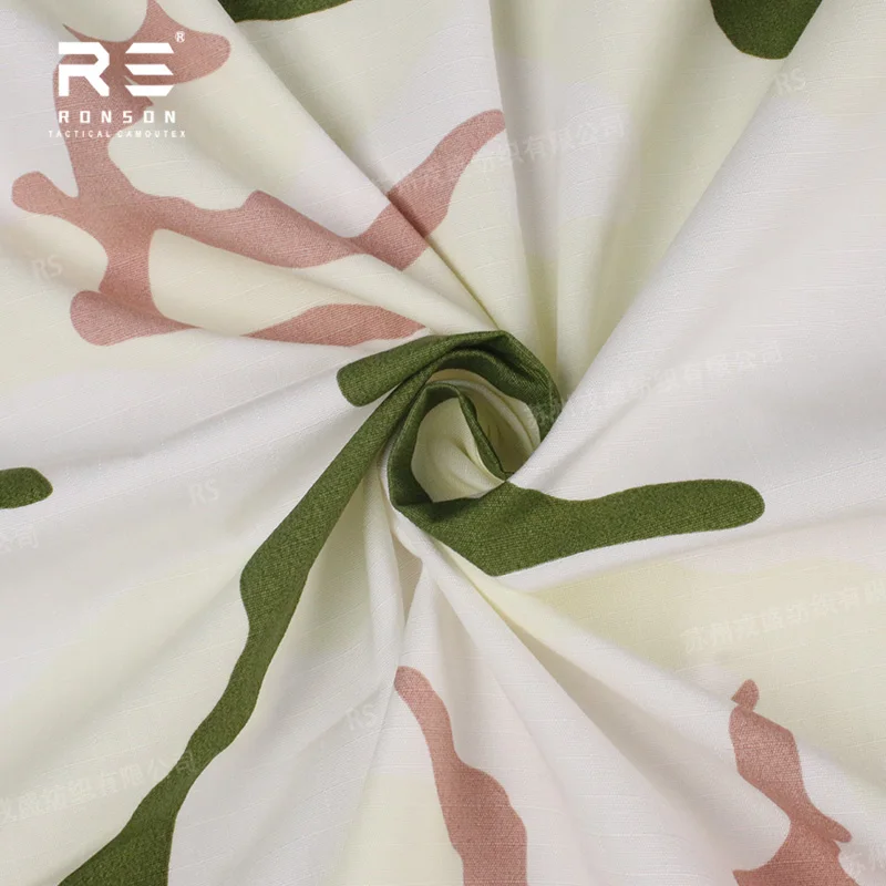 Tela táctica NYCO ripstop camuflaje francés Chasseur Snow - imagen 3